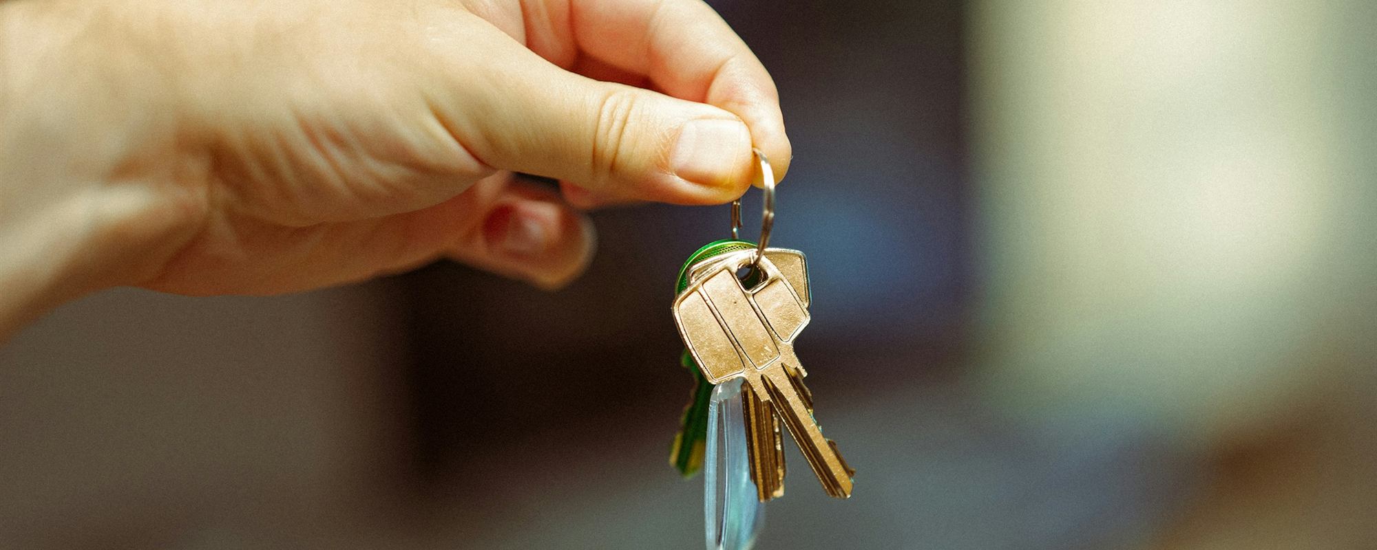 Keys being handed over
